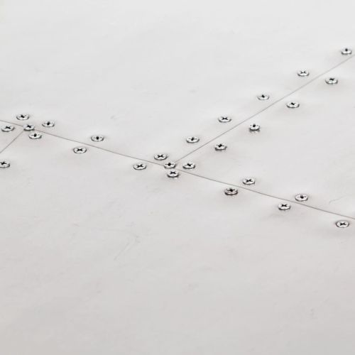 Бюро Aviator, сребристо, 112x50x76 см, метал