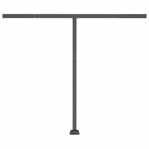 Автоматичен сенник LED и сензор за вятър 300x250 см жълто/бяло