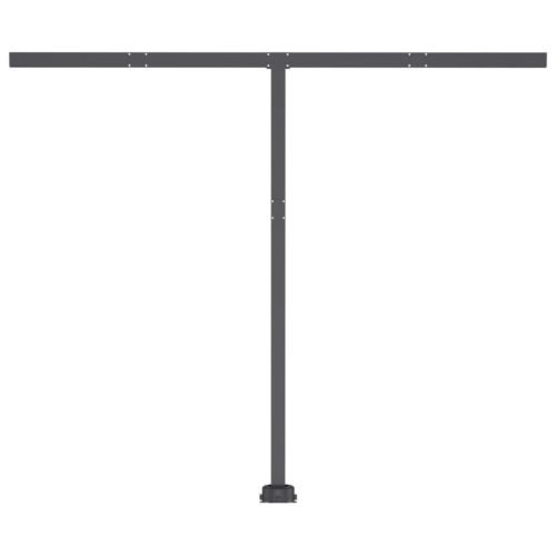 Автоматичен сенник, LED и сензор за вятър, 300x250 см, оранжев