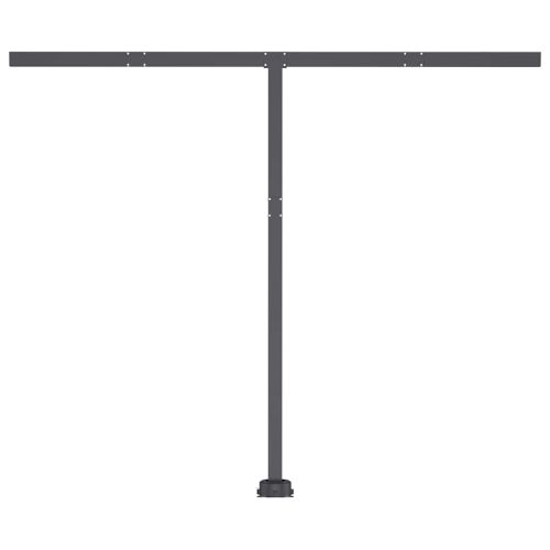 Автоматичен сенник, LED и сензор за вятър, 350x250 см, антрацит