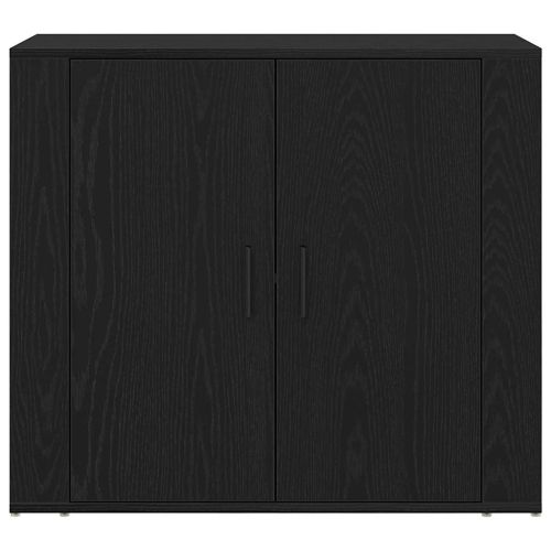 Висок шкаф Черния дъб 80 x 33 x 150 см Инженерно дърво