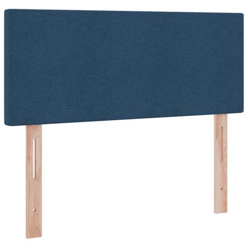 Легло с място за съхранение и матрак Синьо 120 x 190 cm