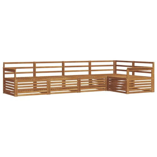 Комплект дивани за открито 5 pcs Естествен