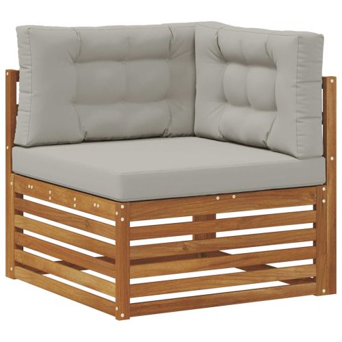 Комплект дивани за открито 26 pcs Естествено и светло сиво