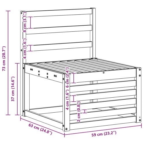 Комплекти дивани 3 pcs Естествен Солидно акациево дърво