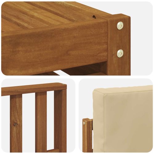 Комплекти мебели 5 pcs Натурален и Бежов Инженерно дърво