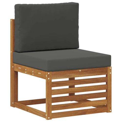 Комплекти дивани с възглавница 6 pcs Натурален и Антрацит