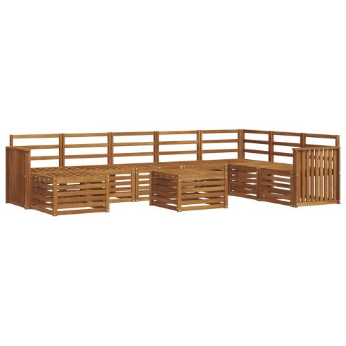 Комплекти дивани Естествен Солидно акациево дърво