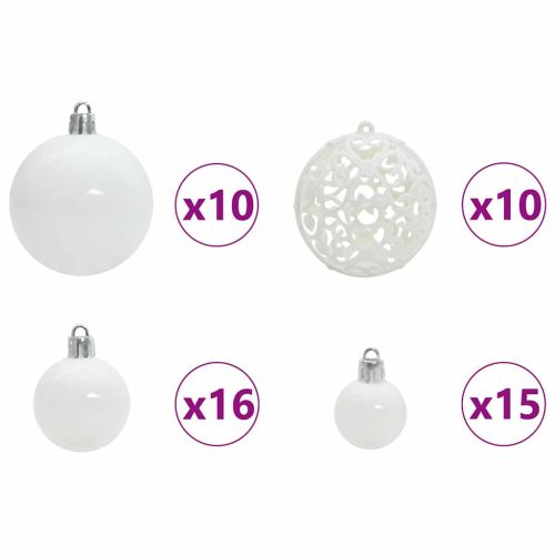 Изкуствено коледно дърво с хингед Зелен 240 cm PE и PVC