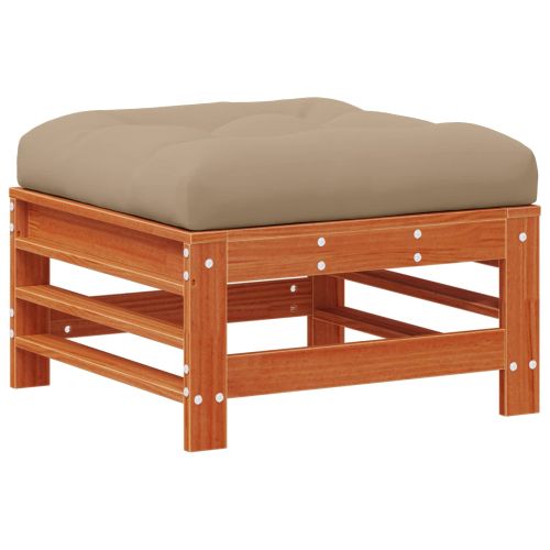 Комплект за почивка в градина 5 pcs Восъчен Кафяв