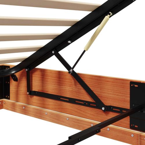 Отоманско легло Восъчен Кафяв 80 x 200 cm Масивна боровина