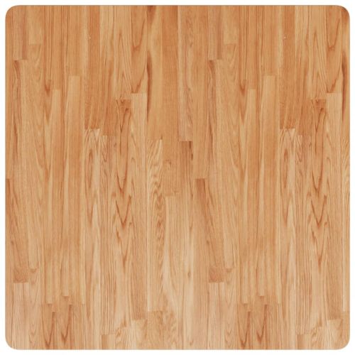 Квадратен плот за маса, светлокафяв, 80x80x4 см, дъб масив