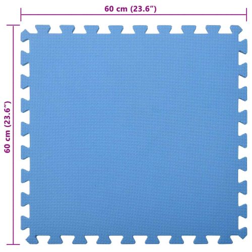 Пъзел за Упражнения 12 pcs Синьо 4,32 ㎡ EVA Пяна