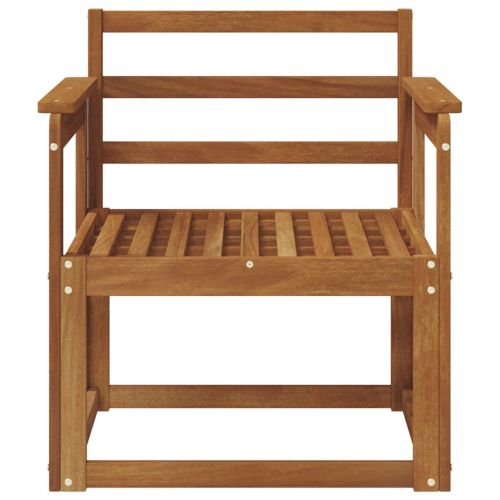 Комплект дивани за открито Солидно акациево дърво Естествен