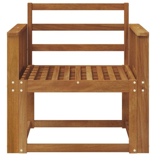 Външен диван Солидно акациево дърво Естествен