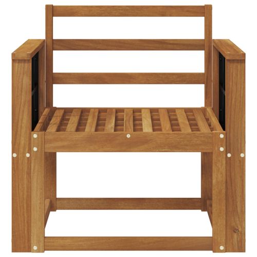 Комплект дивани за открито Солидно акациево дърво Естествен