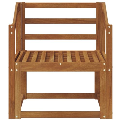 Комплект дивани за открито Солидно акациево дърво Естествен