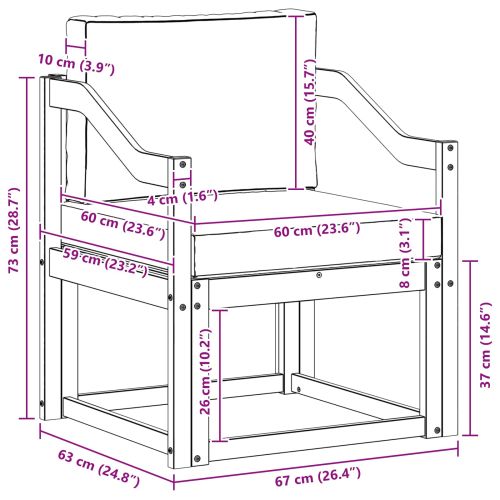 Комплект дивани за открито Солидно акациево дърво и полиестер