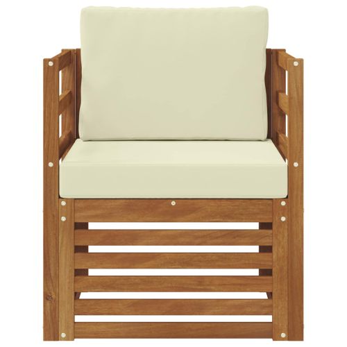 Комплект дивани за открито Естествен 67 x 63 x 73 см