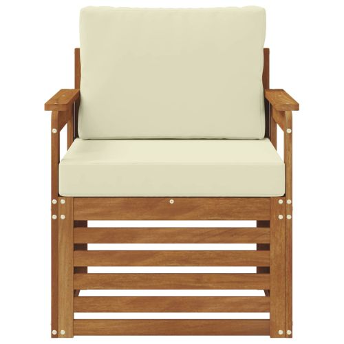 Комплект дивани за открито Естествен 71 x 63 x 73 см