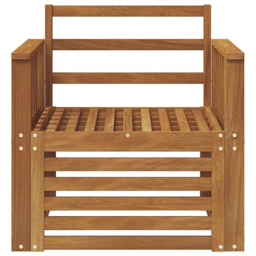 Комплект дивани за открито Естествен 71 x 63 x 73 см