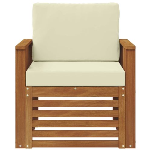 Комплект дивани за открито Естествен 71 x 63 x 73 см