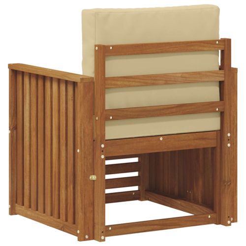 Комплект дивани за открито Естествен 71 x 63 x 73 см