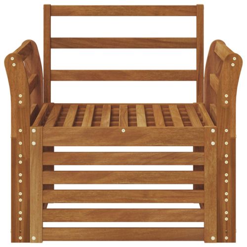 Комплект дивани за открито Естествен 75,5 x 63 x 73 см