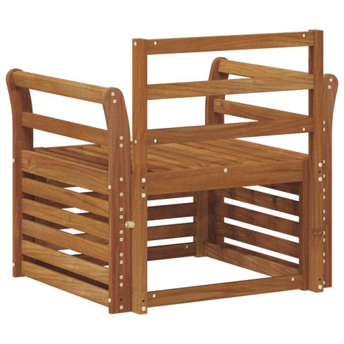 Комплект дивани за открито Естествен 75,5 x 63 x 73 см