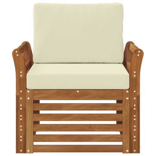 Комплект дивани за открито Естествен 75,5 x 63 x 73 см