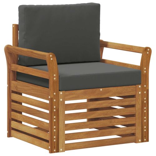 Комплект дивани за открито Естествен 75,5 x 63 x 73 см