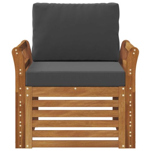 Комплект дивани за открито Естествен 75,5 x 63 x 73 см