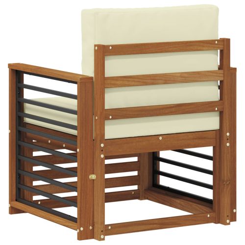 Комплект дивани за открито Естествен 71 x 63 x 73 см