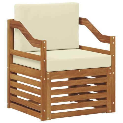 Комплект дивани за открито Естествен 67 x 63 x 73 см