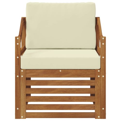 Комплект дивани за открито Естествен 67 x 63 x 73 см