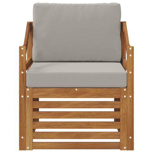 Комплект дивани за открито Естествен 67 x 63 x 73 см