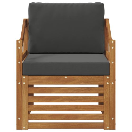 Комплект дивани за открито Естествен 67 x 63 x 73 см