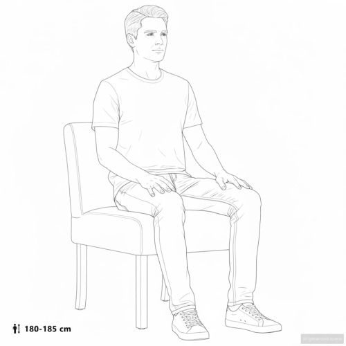 Ниско кресло, черно, текстил