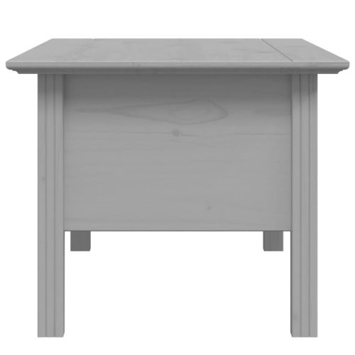 Маса за кафе BODO, сива, 100x55x46 см, бор масив