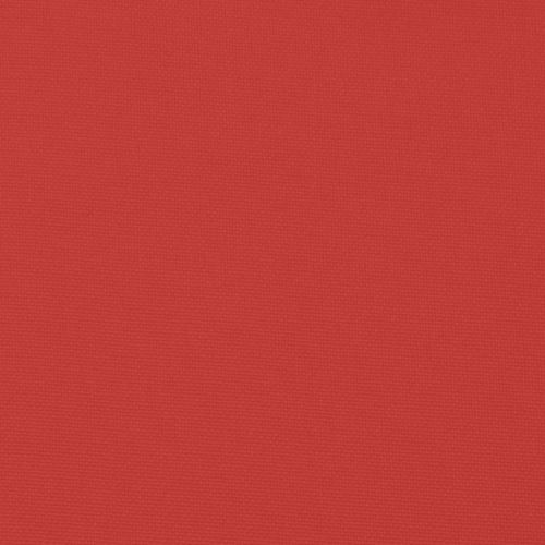 Палетна възглавница, червена, 80x80x12 см, текстил