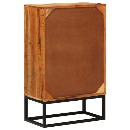 Шкаф с чекмеджета с чекмедже с врата Естествен 55 x 30 x 90 см