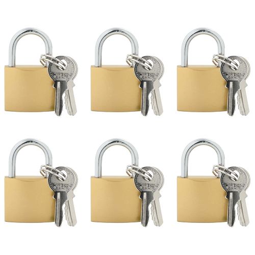 U Lock с ключове 6 pcs Месинг Желязо