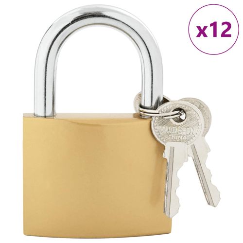 U Lock с ключове 12 pcs Месинг Желязо