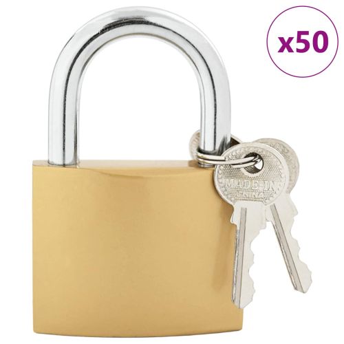 U Lock с ключове 50 pcs Месинг Желязо