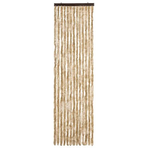 Завеса против насекоми, бежова, 56x185 см, шенил