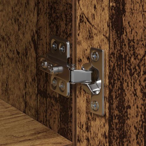 Висок шкаф 2 pcs Старо дърво 45 x 42,5 x 185 см