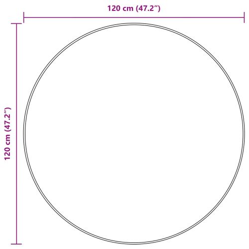 Каса за килим MARSA Леснозелен Ø 120 cm Полиестер и PVC