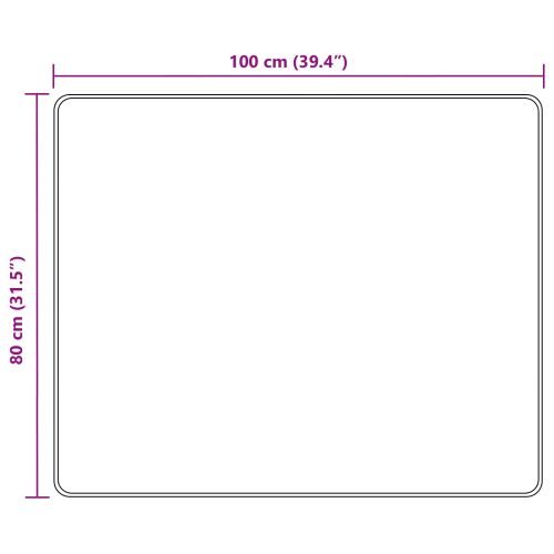 Каса за килим MARSA Многоцветен 100 x 80 cm Полиестер и PVC