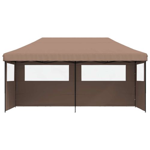 Парти шатър Кафяво 292 x 580 x 315 см Оксфордска тъкан