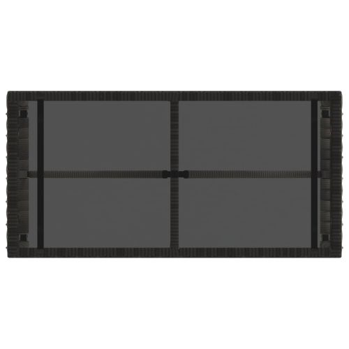 Маса за открито Сив и черен 80 x 40 x 40 cm